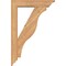 Ekena Millwork Funston Traditional Smooth Bracket w/ Offset Brace, Western Red Cedar, 5 1/2"W x 24"D x 36"H BKT0604X24X36FST01SWR - alternate 2